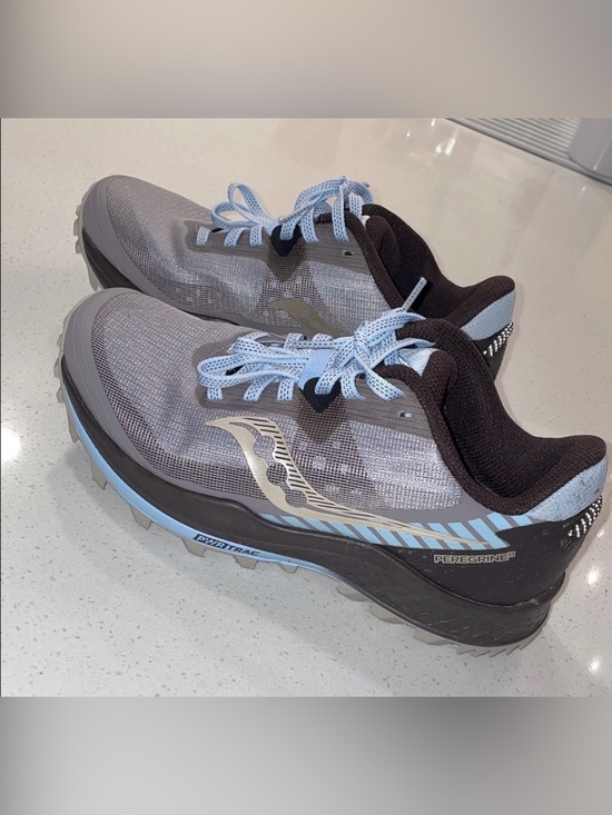 Saucony Shoes - Saucony Women's Athletic Shoes in Gray and Light Blue